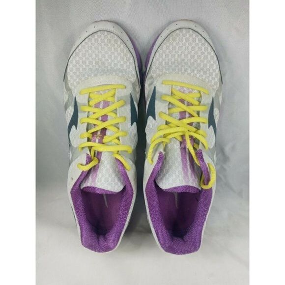 Mizuno Wave Rider 17 Women's Sz‎ W 10 Lightweight Running Shoes White BLK/Purple - Picture 10 of 11